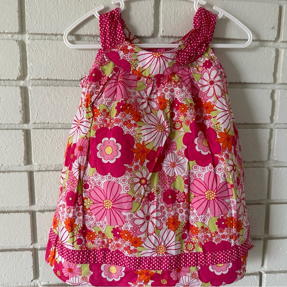 Floral Flower Pattern Summer Dress